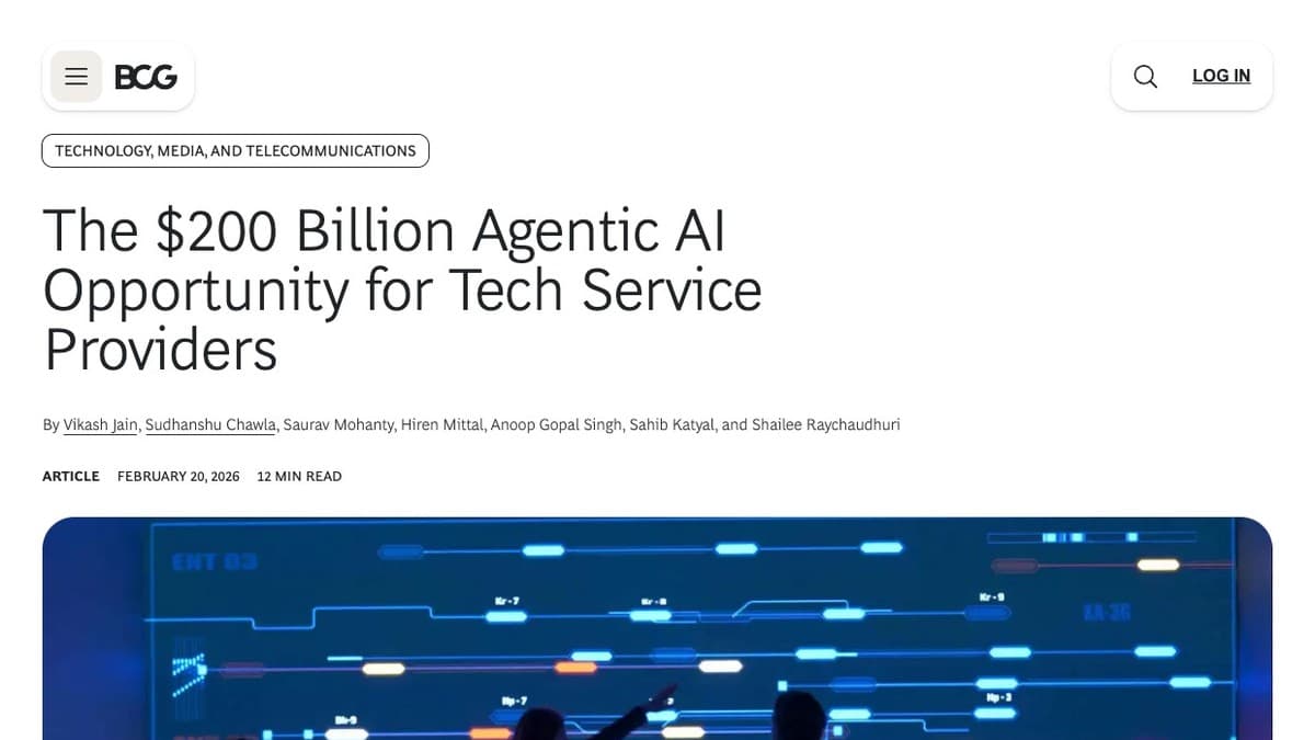 BCG: The $200 Billion Agentic AI Opportunity