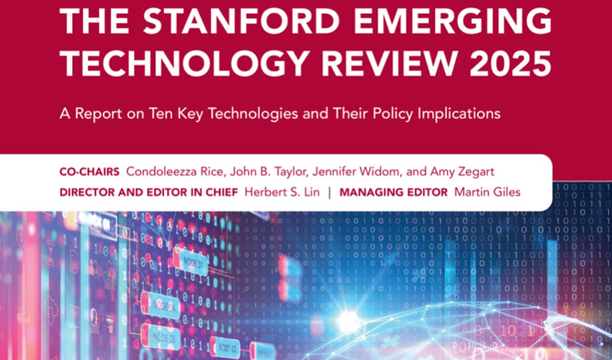 Stanford Emerging Technology Review 2025